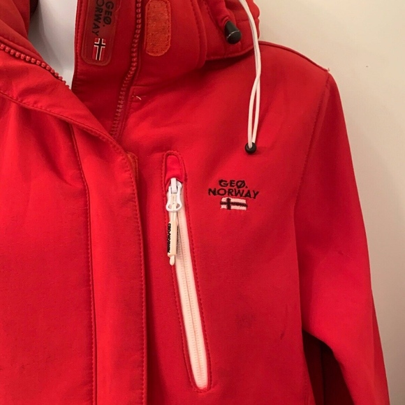geographical Norway red outdoor soft-shell jacket - Picture 5 of 8